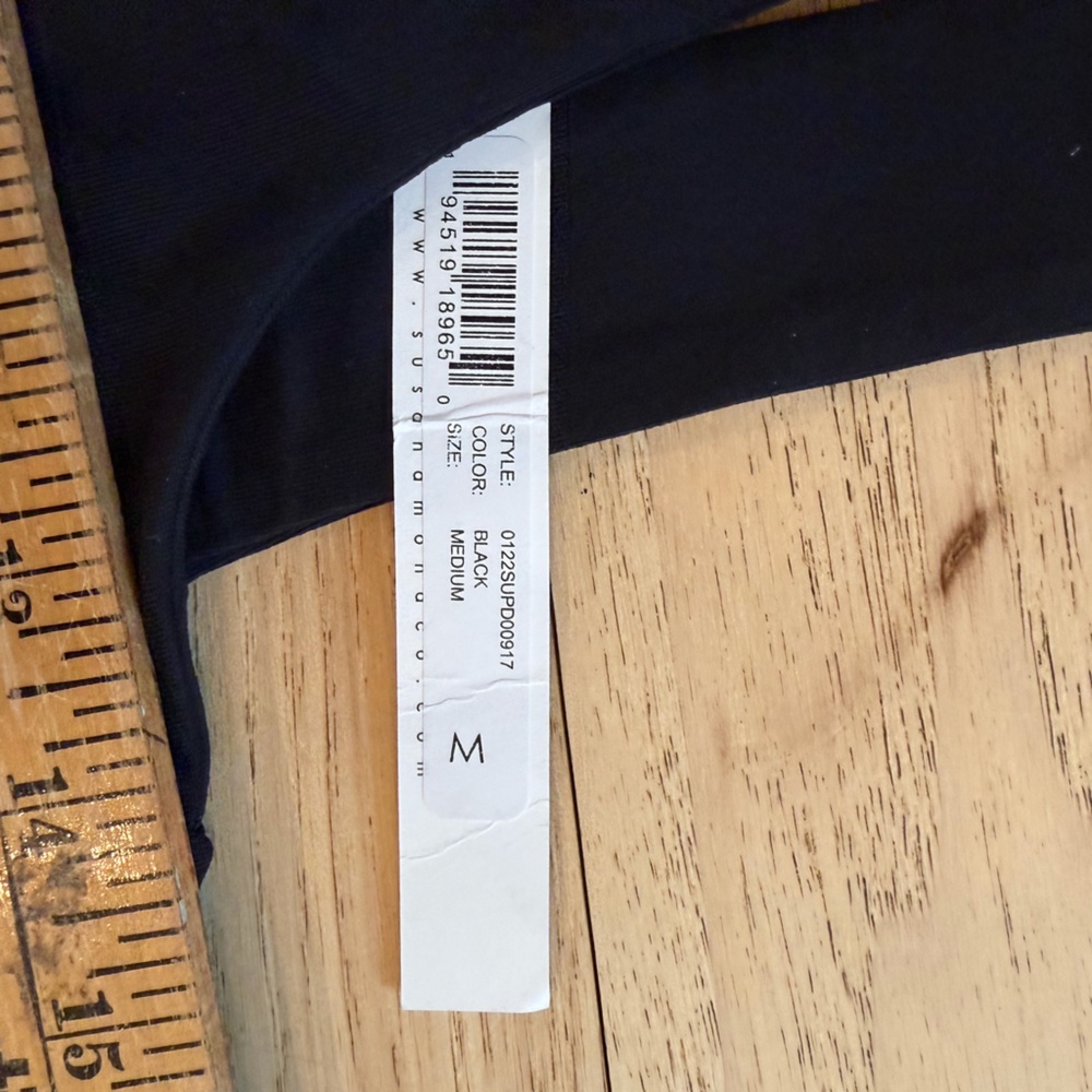NWT Susana Monaco size medium black dress - Picture 3 of 5